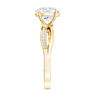 Rosec Jewels-IGI Verified 1 Carat Oval Lab Grown Diamond Infinity Engagement Ring for Women
