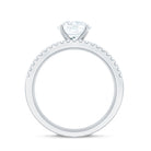 IGI Verified 3 Carat Lab Grown Diamond Trio Wedding Ring Set Lab - ( E-VS1 ) - Rosec Jewels