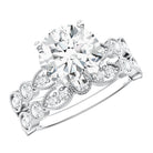 3 Carat Lab Grown Diamond Designer Wedding Ring Set IGI Certified Lab - ( E-VS1 ) - Rosec Jewels