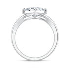 Solitaire Lab Grown 3 Carat Diamond Princess Cut Engagement Ring IGI Verified Lab - ( E-VS1 ) - Rosec Jewels