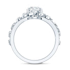 IGI Verified Nature Inspired Engagement Ring with 2 Carat Lab Grown Diamond Lab - ( E-VS1 ) - Rosec Jewels