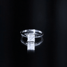 1 CT Princess Cut Moissanite Solitaire Ring for Women D-VS1 - Rosec Jewels