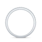 Certified Real Diamond Half Eternity Wedding Band Natural - ( HI-SI ) - Rosec Jewels