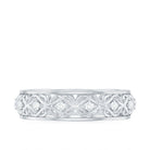 Rosec Jewels-Moissanite Celtic Knot Wedding Band Ring