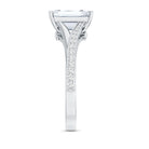 Rosec Jewels-IGI Certified 3 Carat Lab Grown Diamond Emerald Cut Engagement Ring in Split Shank