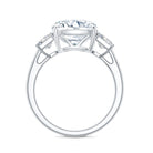 Rosec Jewels-5 Carat Cushion Cut Lab Grown Diamond Journey Ring with IGI Certificate