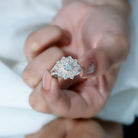 IGI Documented 1 Carat Lab Grown Diamond Statement Ring for Women Lab - ( E-VS1 ) - Rosec Jewels