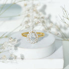 IGI Verified 2 Carat Lab Grown Diamond Pear Halo Engagement Ring Lab - ( E-VS1 ) - Rosec Jewels