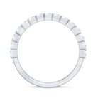 Rosec Jewels-Baguette Cut Diamond Stackable Ring in Shared Prong Setting