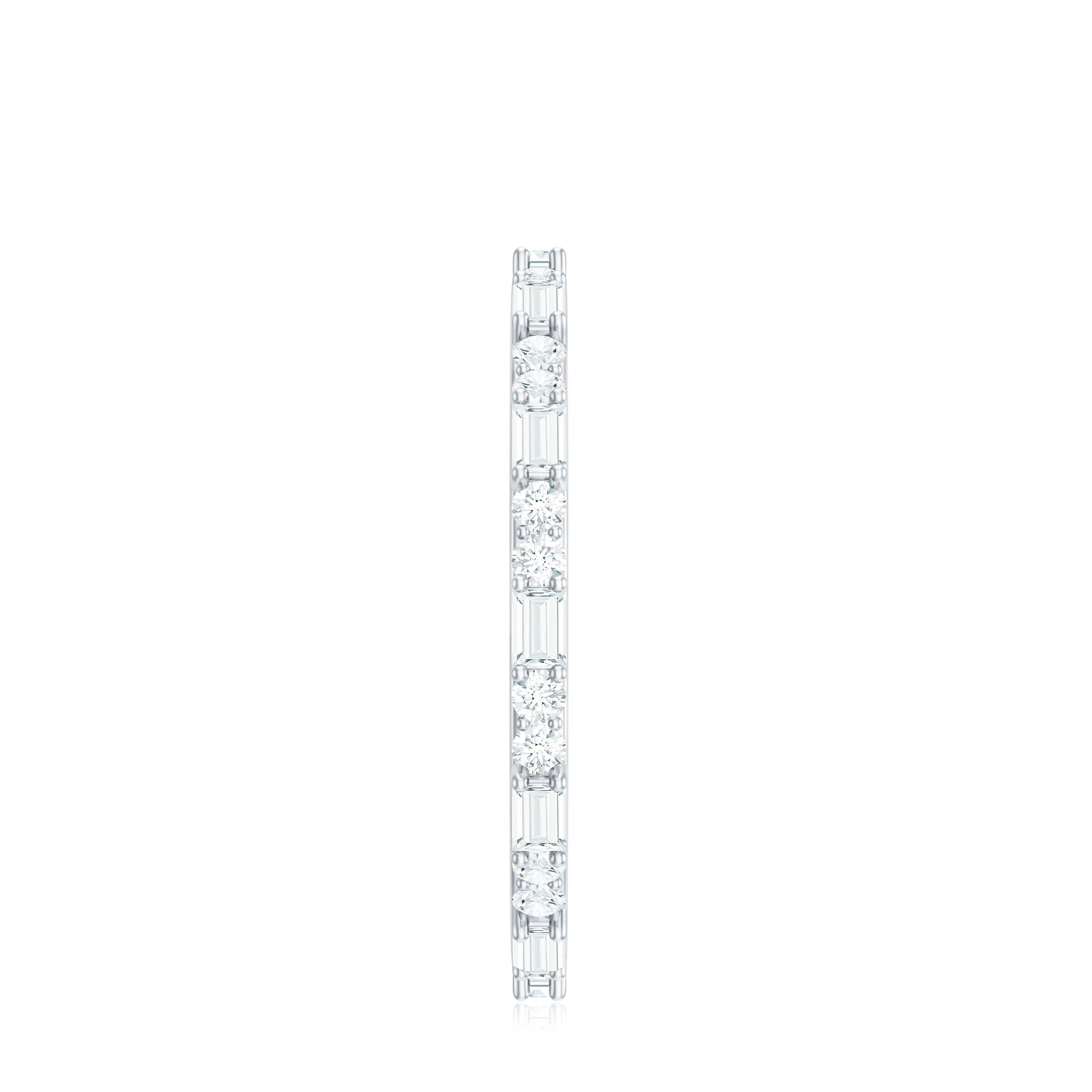 0.50 CT Diamond Full Eternity Stackable Ring Natural - ( HI-SI ) - Rosec Jewels