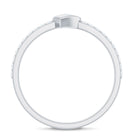 Rosec Jewels-Diamond Heart Shape Promise Ring for Her