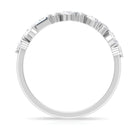 Real Diamond Half Eternity Band Ring Natural - ( HI-SI ) - Rosec Jewels
