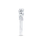 Real Diamond Half Eternity Band Ring Natural - ( HI-SI ) - Rosec Jewels