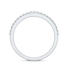 Real Diamond Half Eternity Ring Natural - ( HI-SI ) - Rosec Jewels