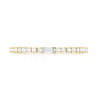 Real Diamond Half Eternity Ring Natural - ( HI-SI ) - Rosec Jewels