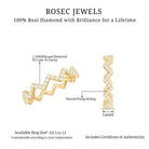 Rosec Jewels-Minimal Diamond Zig Zag Eternity Band Ring