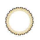 Certified Black Spinel Eternity Band Ring for Women AAA - Rosec Jewels