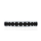 Rosec Jewels-2.75 CT Channel Set Black Spinel Eternity Ring