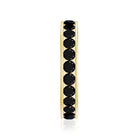 Rosec Jewels-2.75 CT Channel Set Black Spinel Eternity Ring