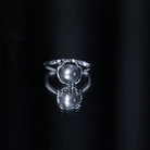 Rosec Jewels-Handpicked Genuine Black Tahitian Pearl Engagement Ring