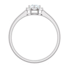Natural 0.25 Carat Diamond Promise Ring with Certificate Natural - ( HI-SI ) - Rosec Jewels