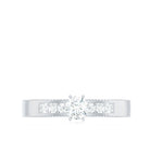 Rosec Jewels-Natural Diamond Solitaire Engagement Ring for Women