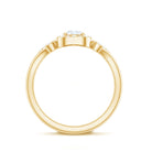 Lab Grown Diamond Halo Engagement Ring Lab - ( EF-VS ) - Rosec Jewels