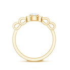 Lab Grown Diamond Minimal Engagement Ring For Her Lab - ( EF-VS ) - Rosec Jewels