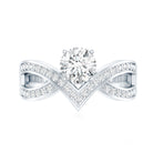 Rosec Jewels-Certified Lab Grown Diamond Designer Solitaire Engagement Ring