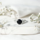 Rosec Jewels-Lab Grown Black Diamond Solitaire Engagement Ring