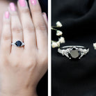 Rosec Jewels-Lab Grown Black Diamond Solitaire Engagement Ring