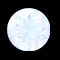 Bague de fiançailles en pierre de lune taille émeraude de style vintage avec halo floral en diamant