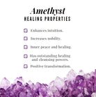 Amethyst and Moissanite Teardrop Dangle Pendant Amethyst - ( AAA ) - Quality - Rosec Jewels